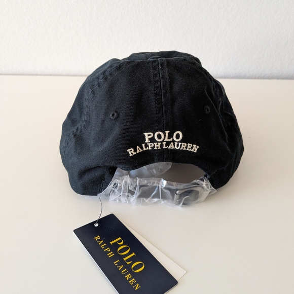 NWT Polo by Ralph Lauren Black Bear Embroidered Cap main image 4